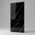 Panel ścienny PCV czarny marmur Nero Marquina 280x122 cm – packshot z białymi żyłami