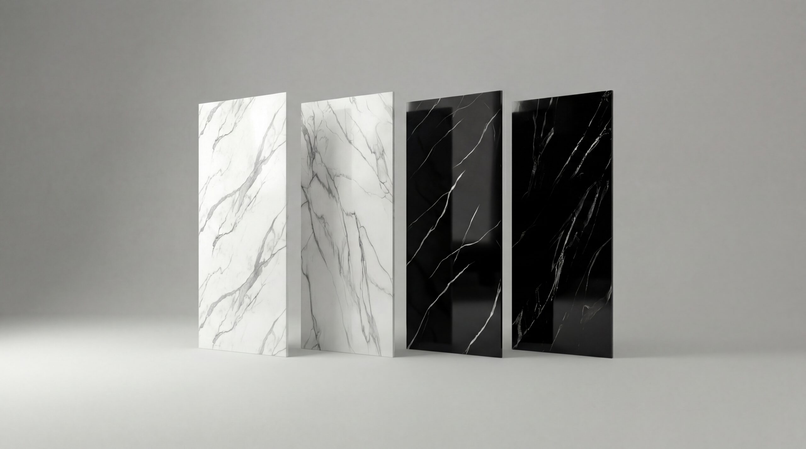 Panele ścienne PCV marmur Poznań Pamiątkowo - porównanie wzorów płyt